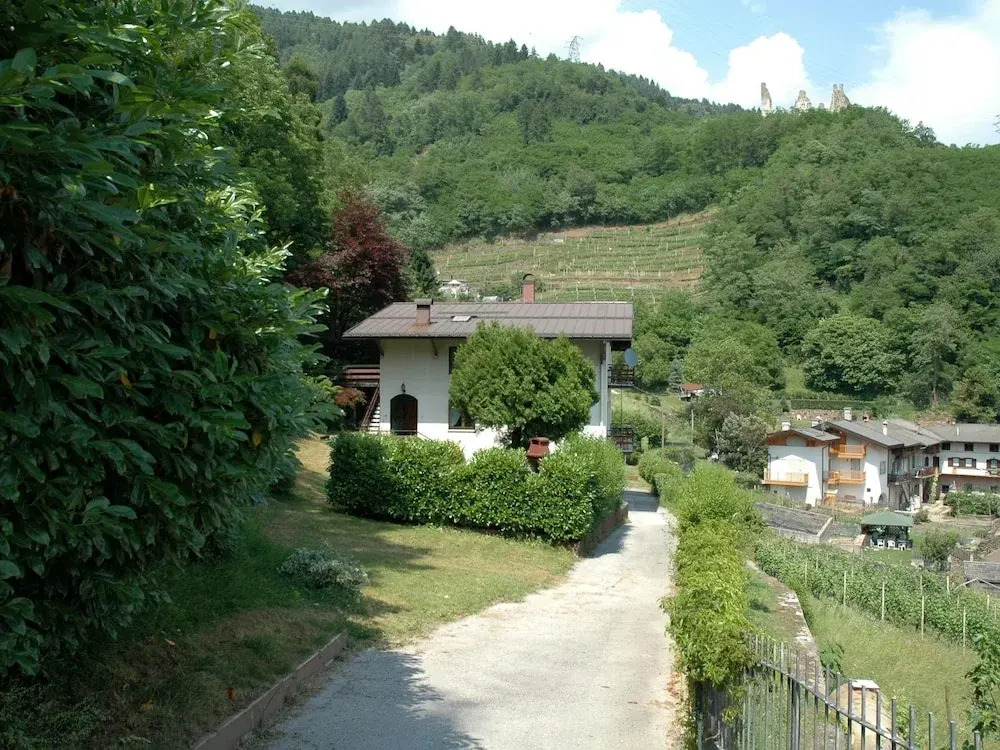 Apartment in Levico Terme With Balcony, Garden, Fireplace