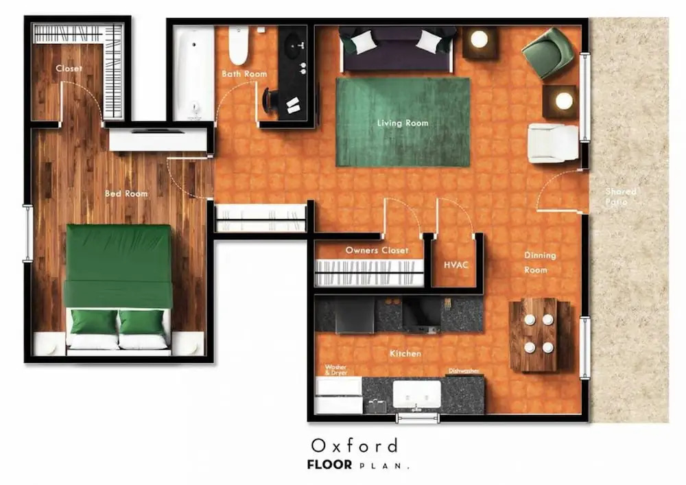 Convenient to Ole Miss The Square