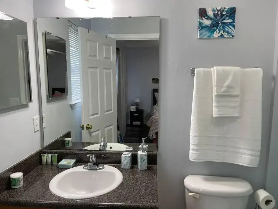 Cheerful 3-bedrooms with free parking on premises