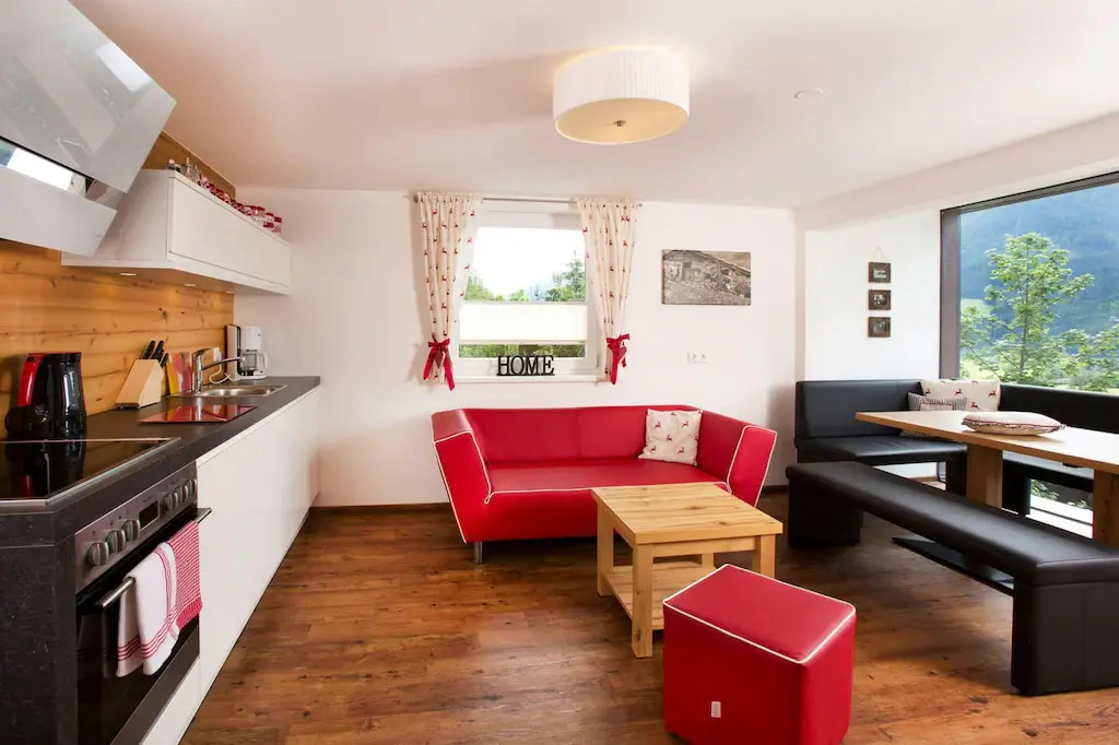 Apartment in Neukirchen with a balcony