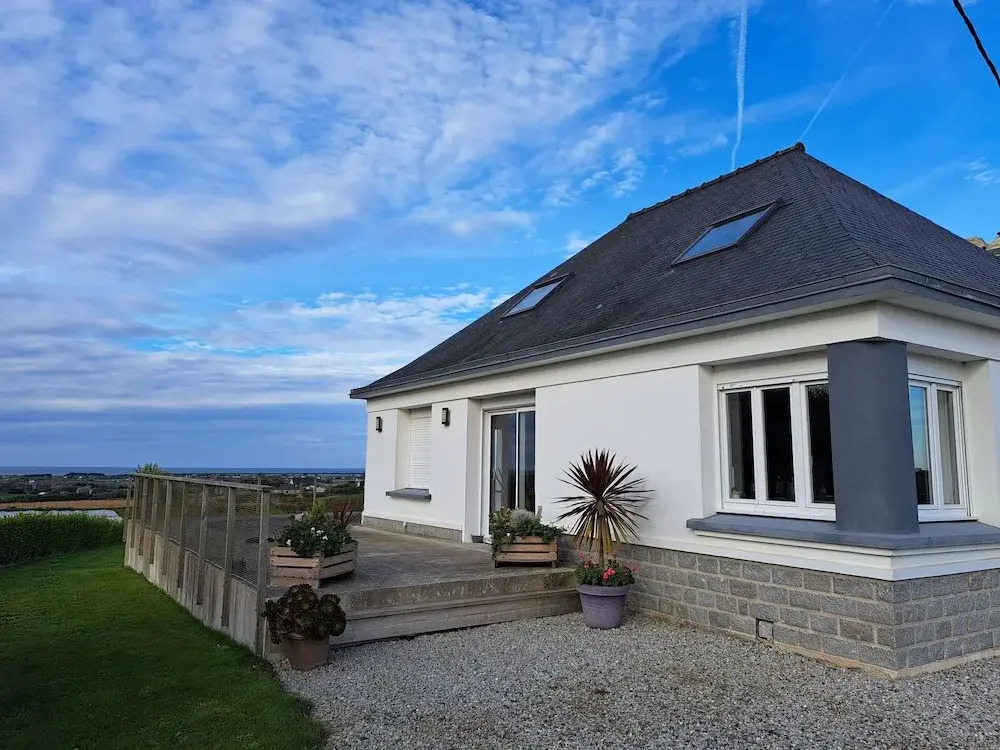 Holiday home 10 pers , panoramic sea view, Cléder