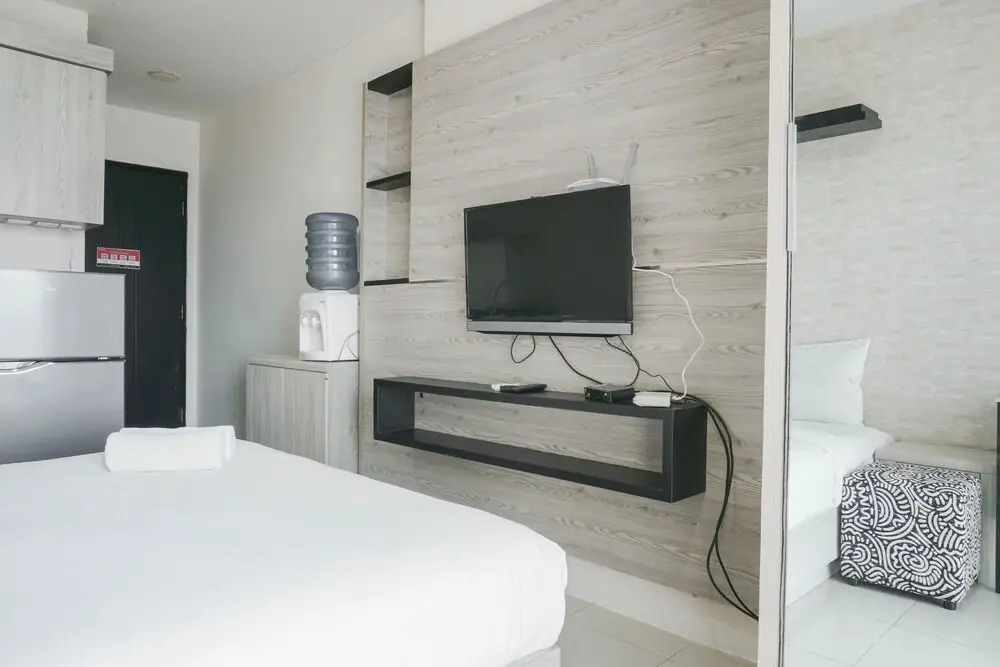 Homey And Relax Studio Apartment At Cervino Village Residence