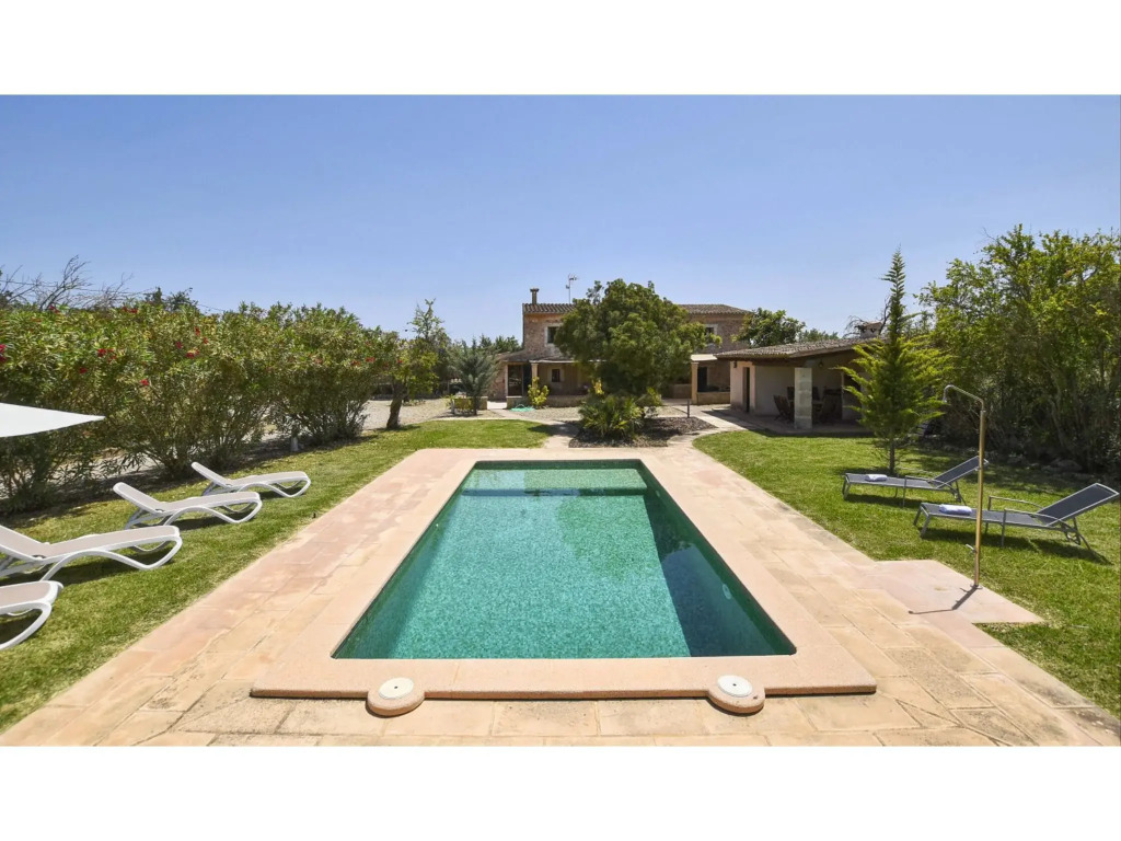 Restored holiday home in Búger with private pool