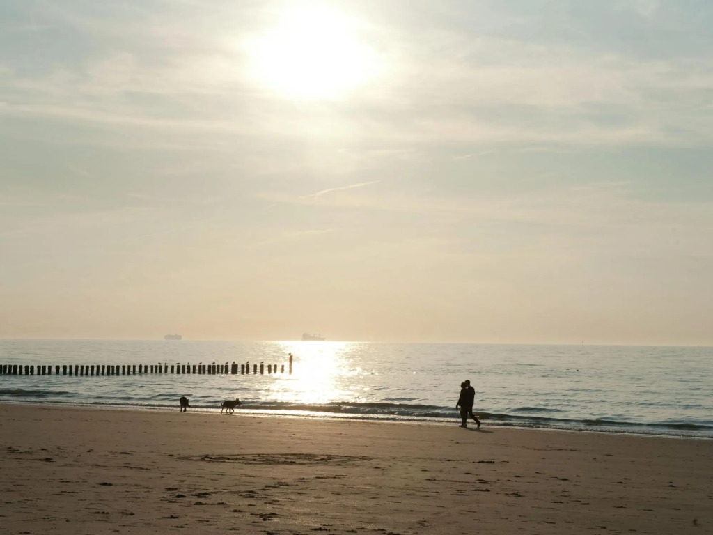 Detached villa with 2 bathrooms, beach at 400m.
