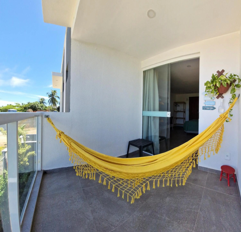 MSFlats Paripueira praia varanda c rede cozinha Wifi Ar split