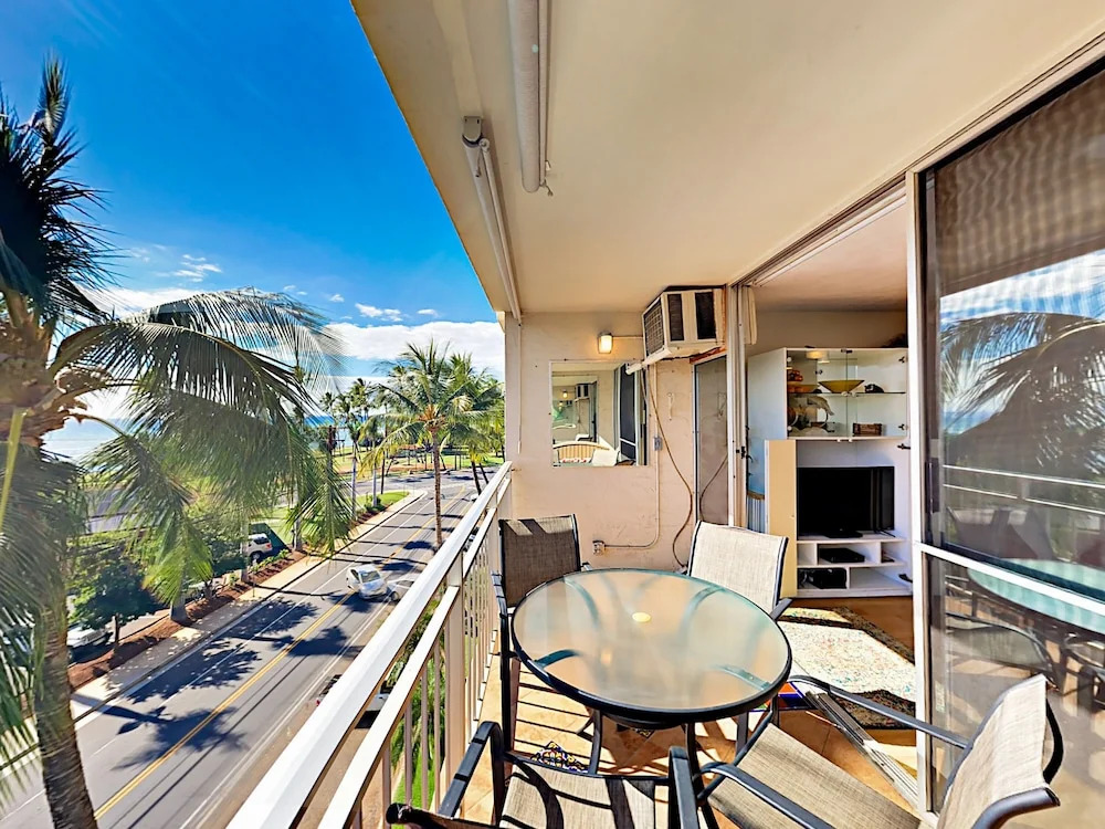 Ocean View W/pool - Across From Kalama Beach 2 Bedroom Condo
