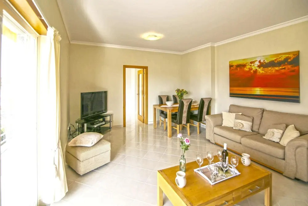 Apartment with 2 Bedrooms in Armação de Pêra, with Wonderful Sea View, Pool Access, Furnished Balcony - 800 M From the Beach