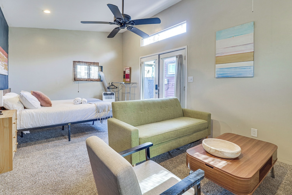 Deck & Home Office: Walkable Albuquerque Home
