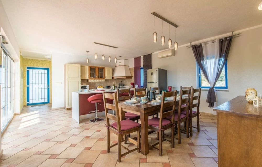 Newly built stone villa Mia with garden and pool
