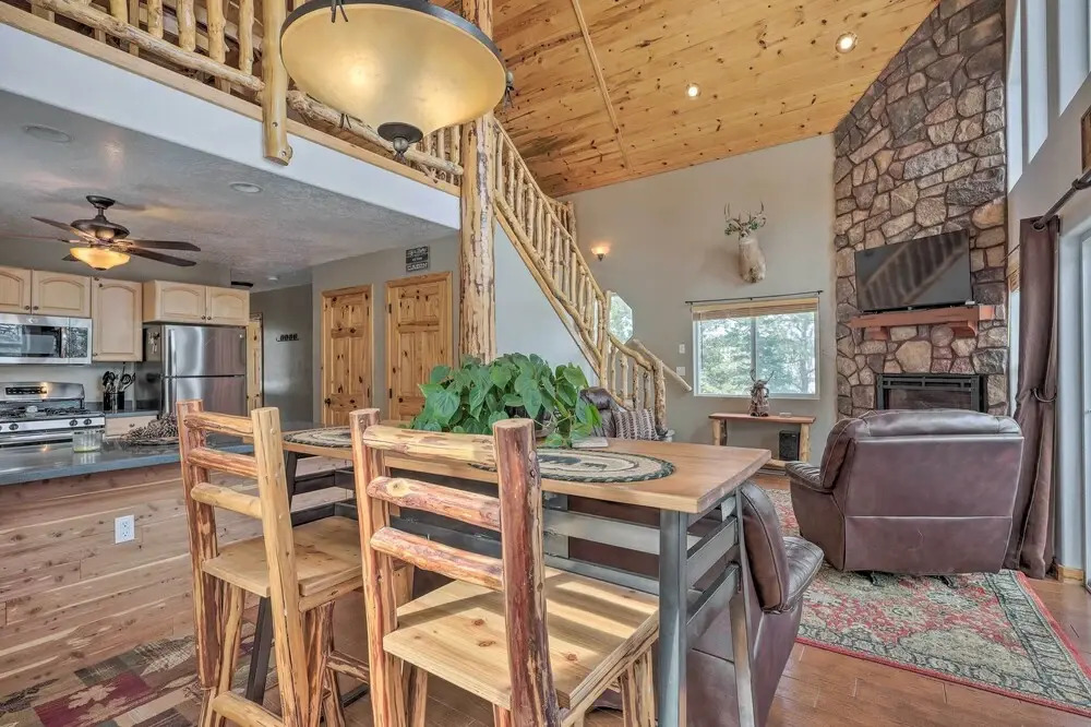 Cabin w/ Deck & Fire Pit in Duck Creek Village