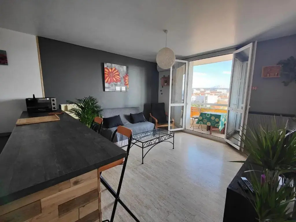 Bel appartement de 42 m2 , 1 chambre , climatisé.