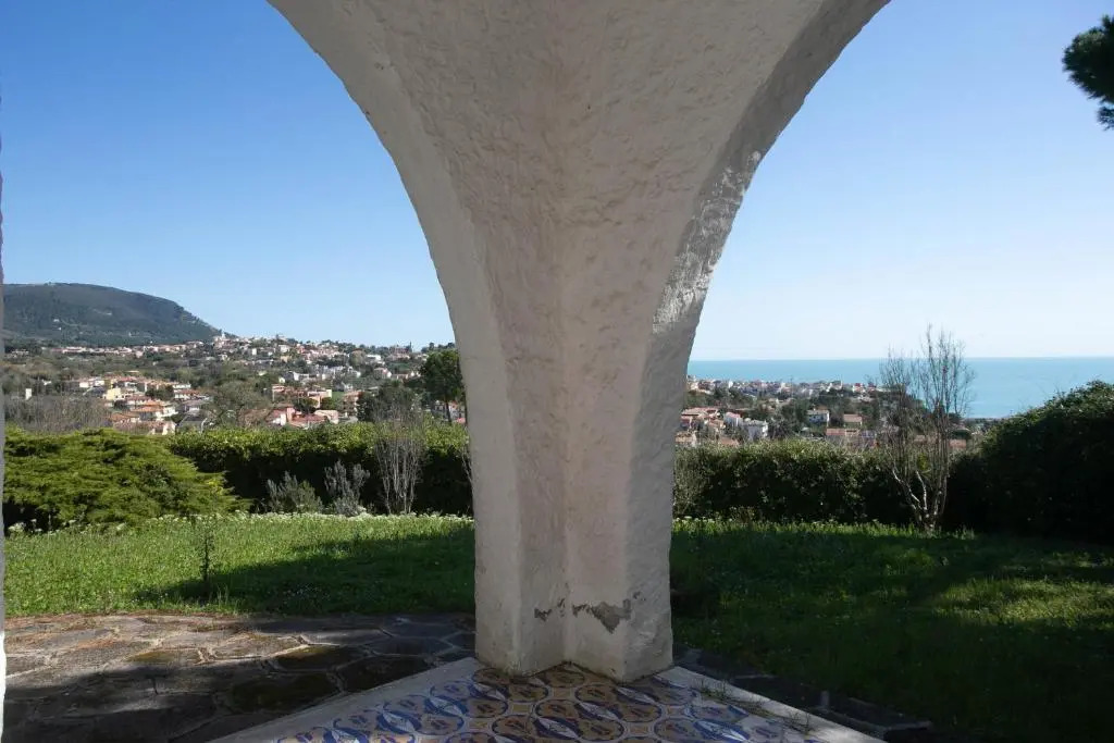 N111 - Numana, Villa Singola Con Giardino E Vista Mare