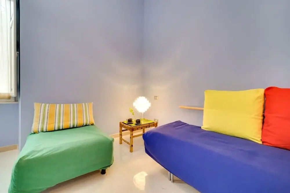 Nice & Colorful 1bed Flat - up to 5 Guests!