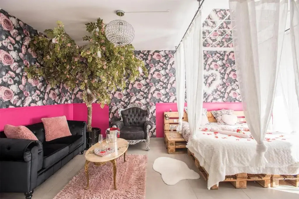 Romantisme et glamour 2 avec spa , clim et jardin