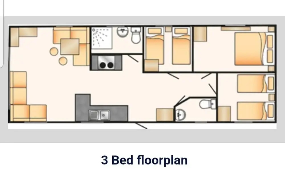 Lovely 3-bed Caravan in Beautiful North Wales