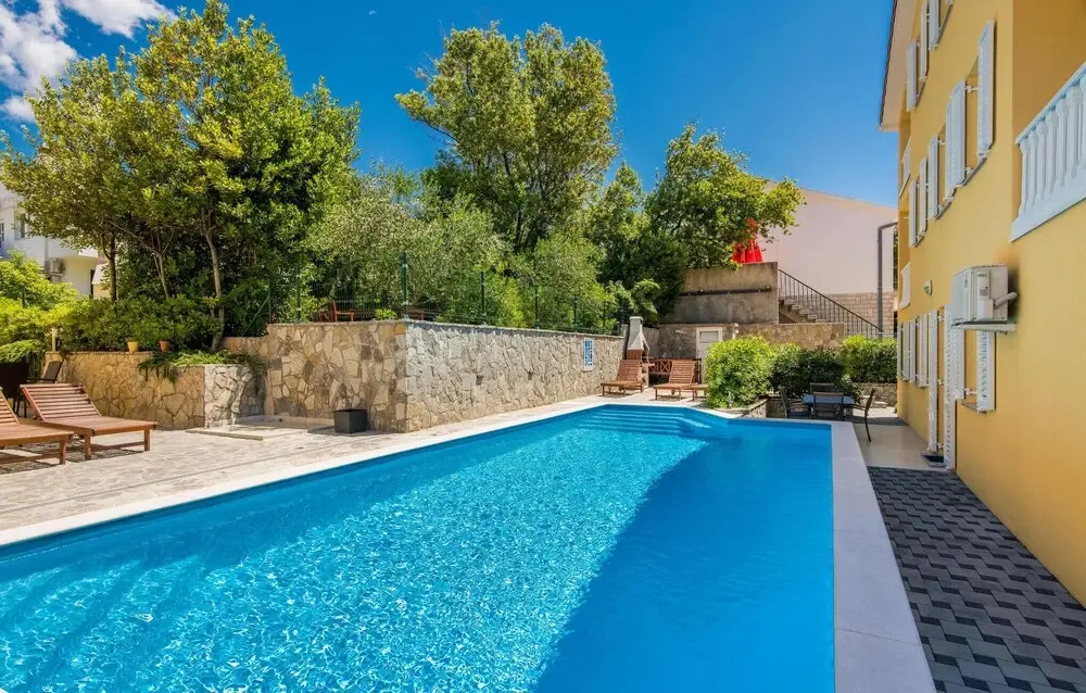 Stunning Apartment in Baska With Outdoor Swimming Pool, Wifi and 2 Bedrooms