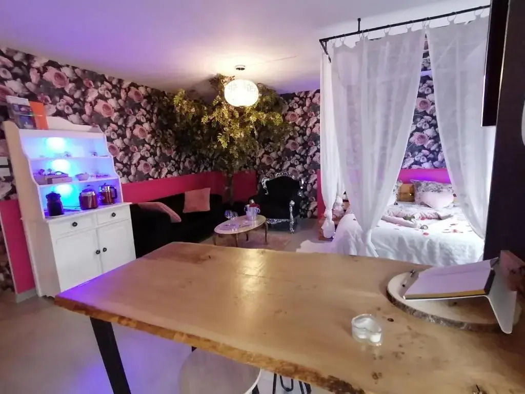 Romantisme et glamour 2 avec spa , clim et jardin