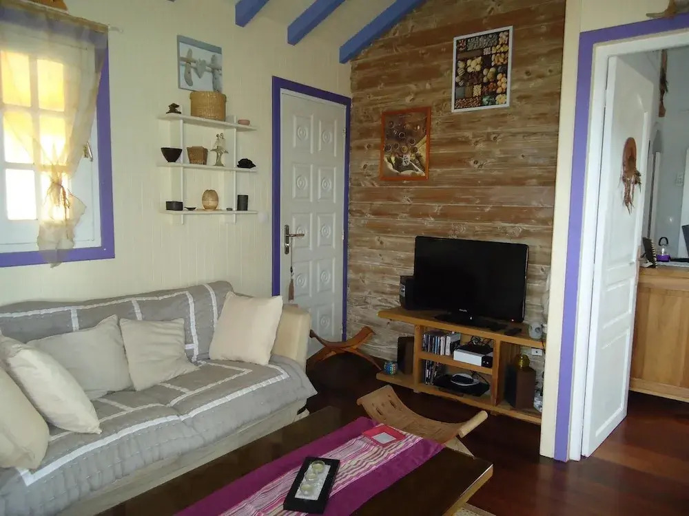 Bungalow With 2 Bedrooms in Le Moule, With Wonderful sea View, Private