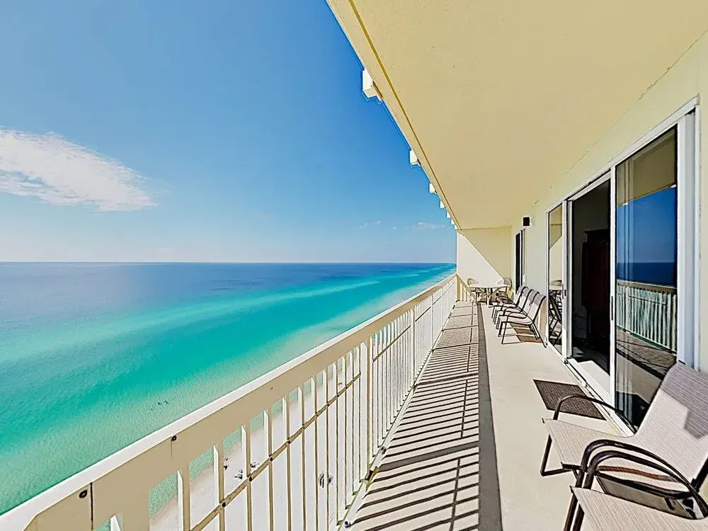 Beachfront with End-to-End Views by RedAwning