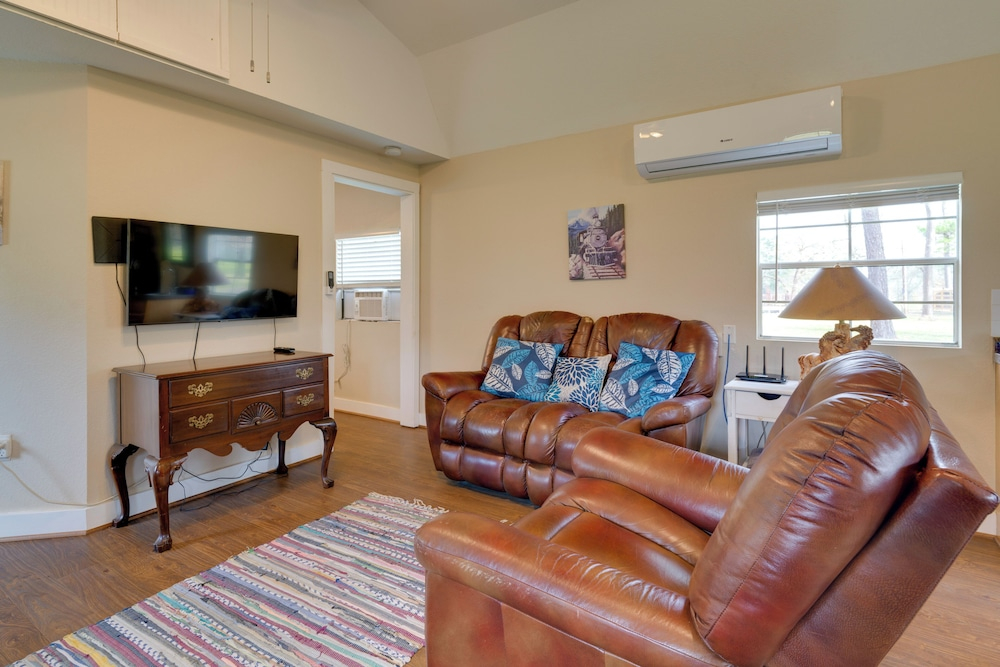 Plantersville Cabin on 50 Acres w/ Pond & Fire Pit