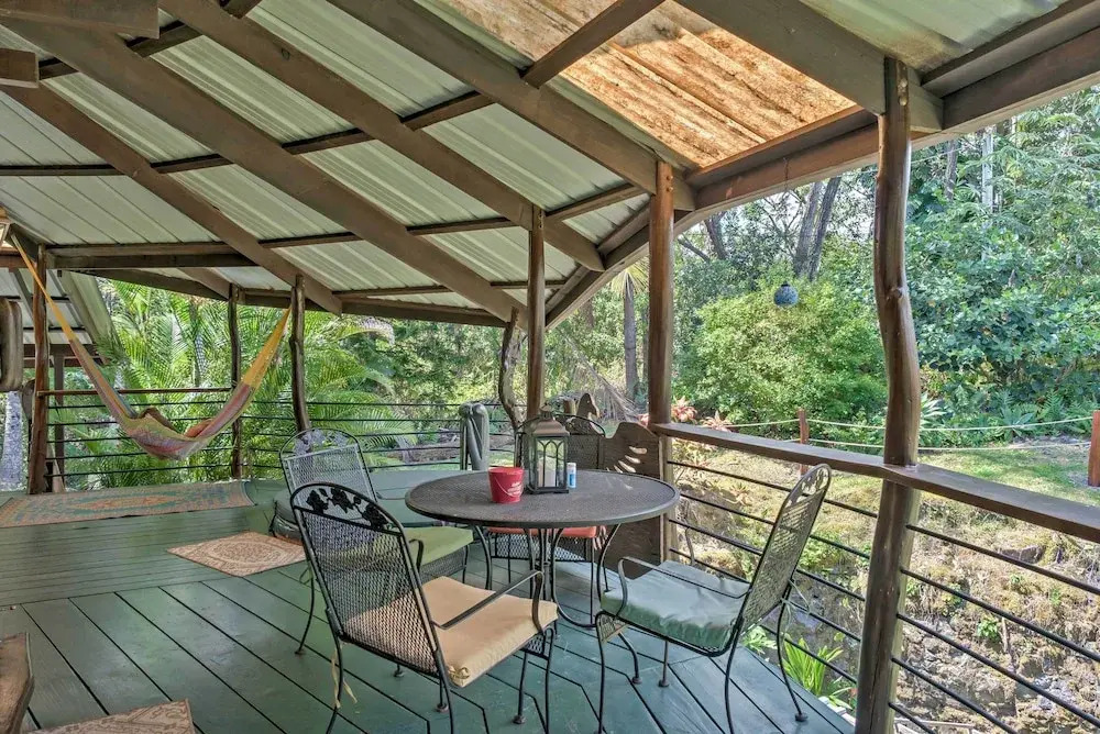 Tropical Cabana w/ Deck, Hot Tub & Lush Scenery!