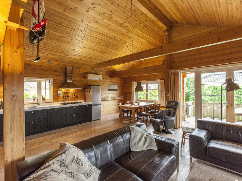 Heavenly Chalet in Sint Annaland with Terrace, Garden, BBQ