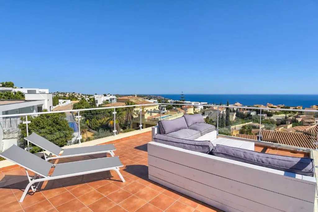 Villa la perla Moraira op de Cumbre del sol