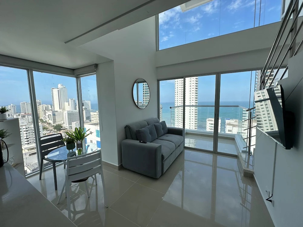 Apartamento loft de 1hab vista al mar