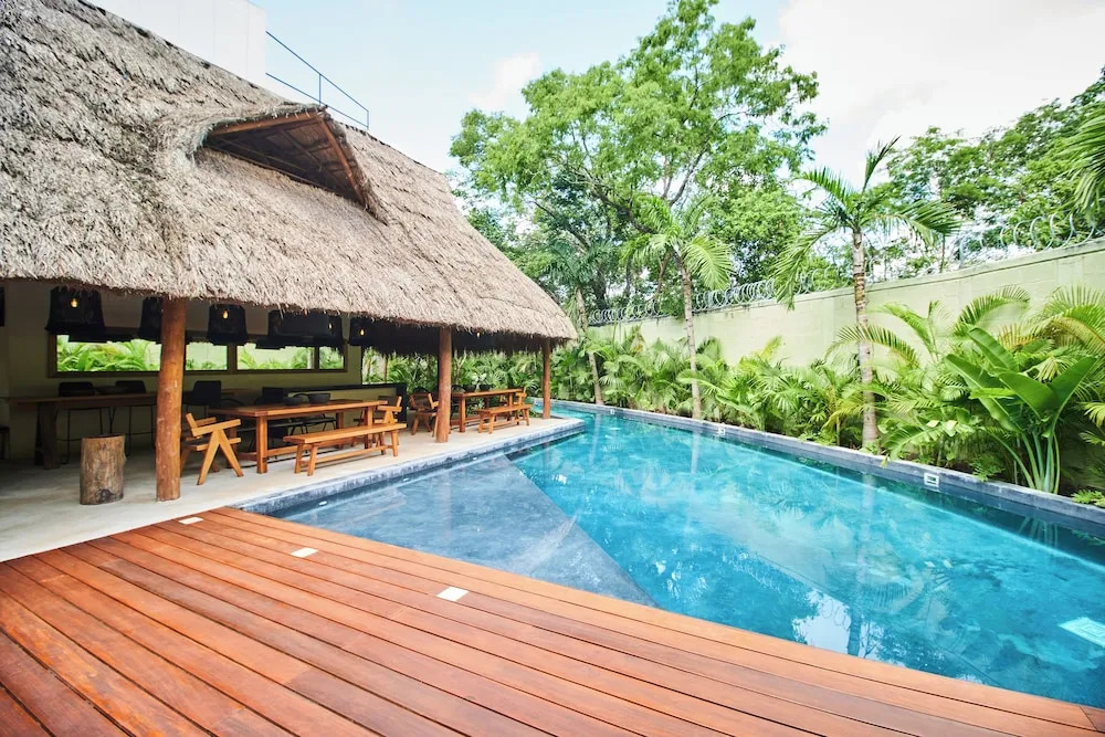 Luxury Penthouse in Aldea Zama, private pool and rooftop, 24 7 security in a gated community