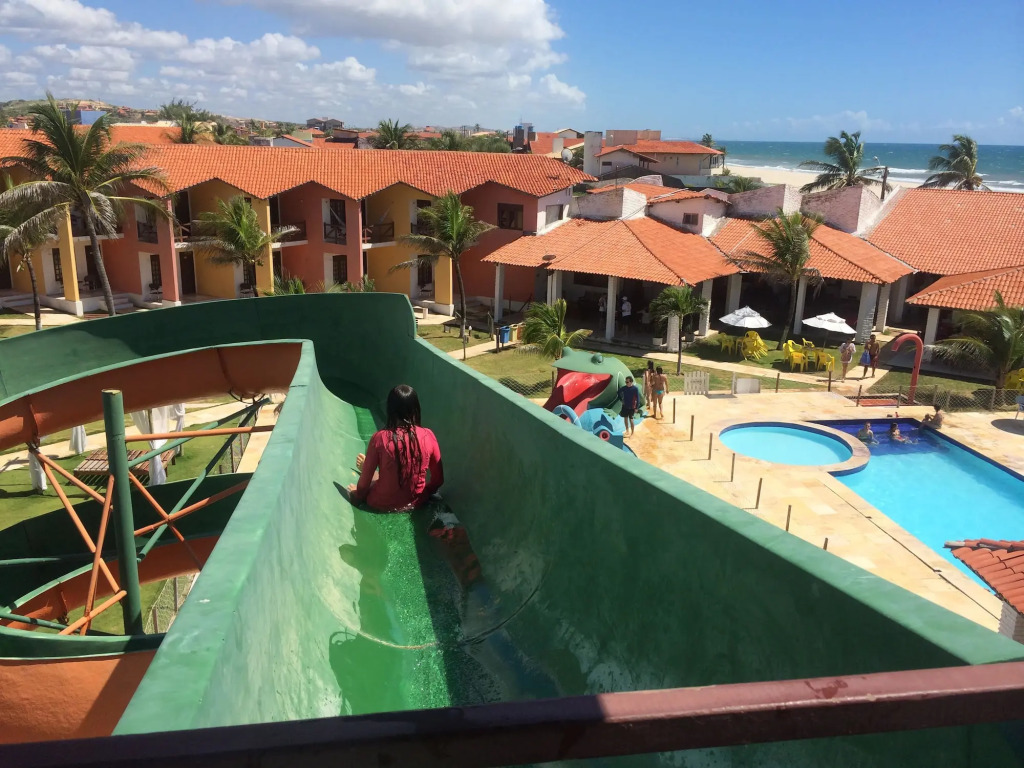 Jangadeiro Praia Hotel Resort - Parque Aquático e Pé na Areia