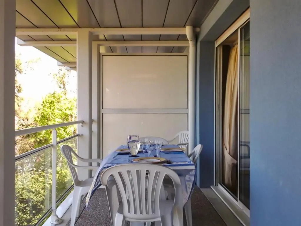 Appartement d'une chambre a Arcachon a 30 m de la plage avec vue sur la mer terrasse amenagee et wifi