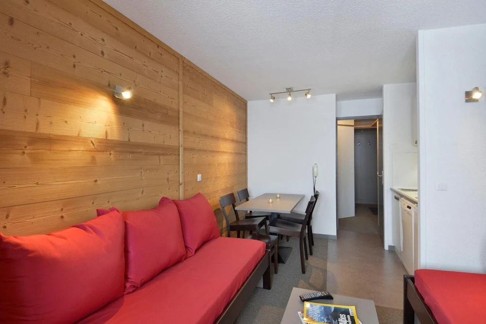 Belle Plagne Studio for 4 People of 23m², Located on the Slopes Th108