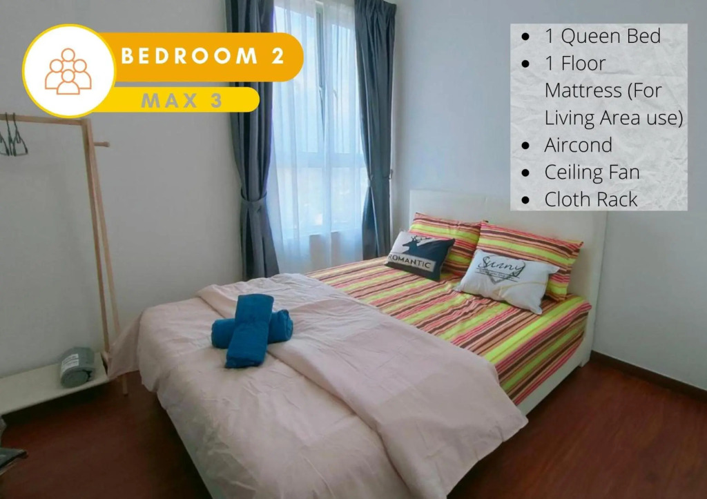2R2B City View Cozy Home @ Bukit Rimau, 8 Pax, Wifi