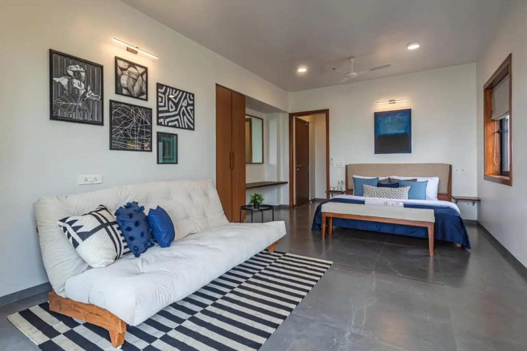 SaffronStays Ahilya Waters - 3BR Pawna villa, infinity pool, 270 terrace views, bonfire & AD-featured estate