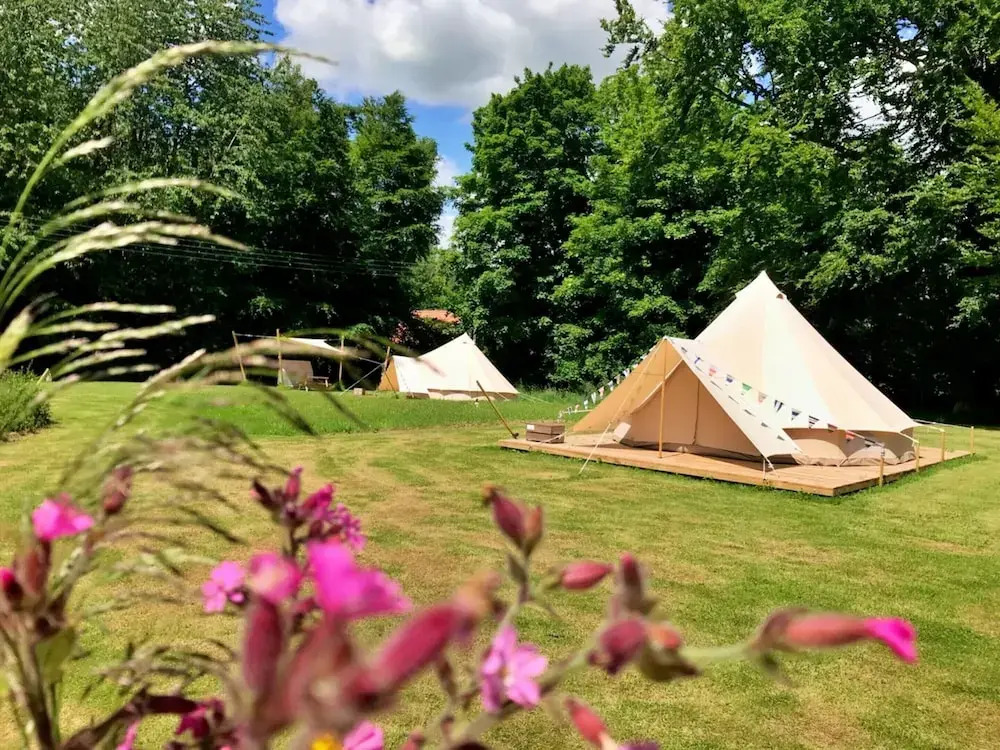 Luxury Bell Tent in Norfolk With Scenic Garden