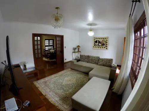 Confortável casa de madeira