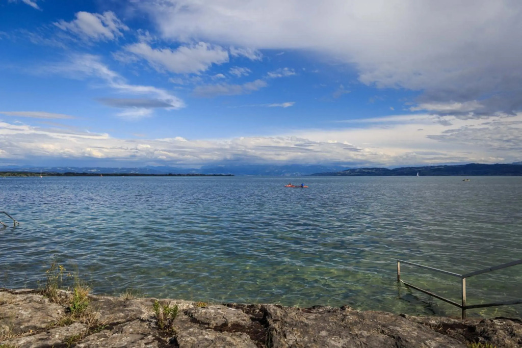 Apartment Lakeside direkt am Bodensee mit Privatstrand, atemberaubender Seesicht und Parkplatz