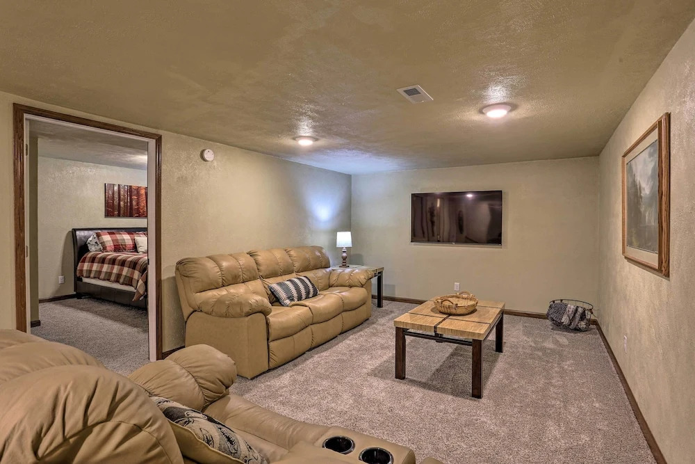 Idyllic Sturgis Home w/ Fire Pit & Large Deck!