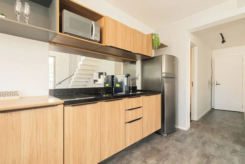 Duplex com piscina e academia