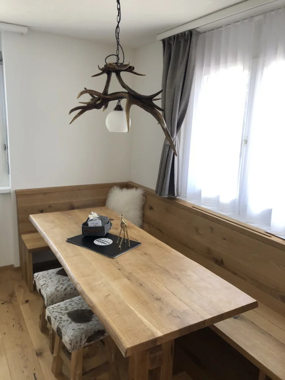 Renovated 3 Rooms Apartment in Ruschein Near Laax