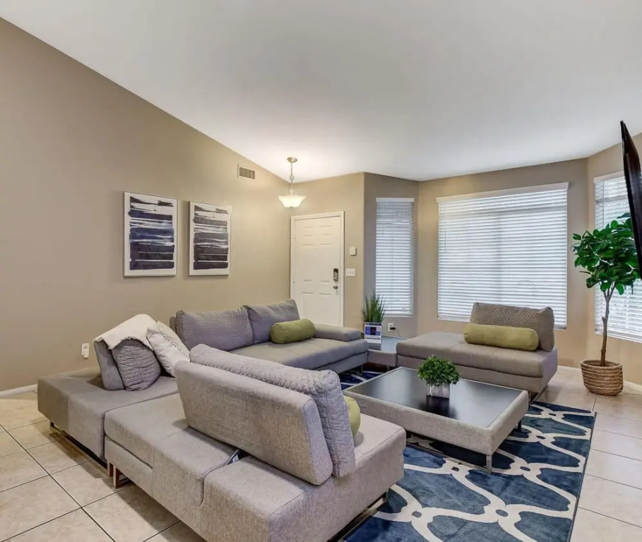 Sunny Heated Pool Retreat Near Las Vegas 1-story 3 Bedrooms Fully Equipped Island Kitchen