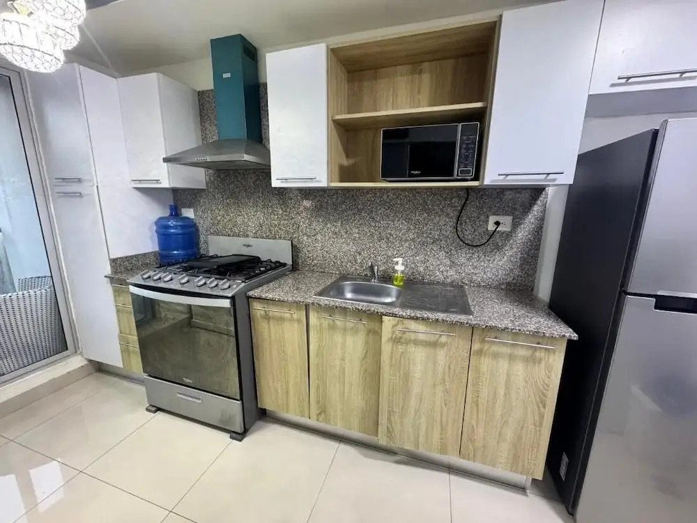 Modern Beach Apartment Pool Balcony 4min Walk to Boca Chica Beach