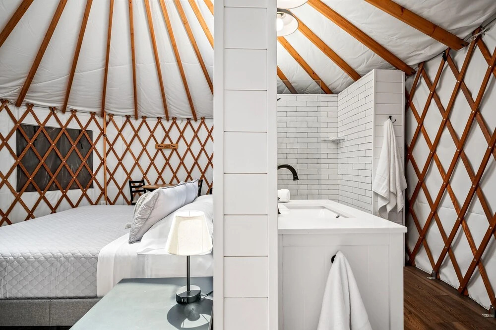 Ot 3515e Texas Yurt Haus: 5 Yurts! 5 Bedroom Cabin by RedAwning