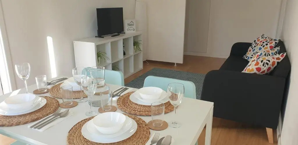 New and Central with free parking and 5min walk of subway station