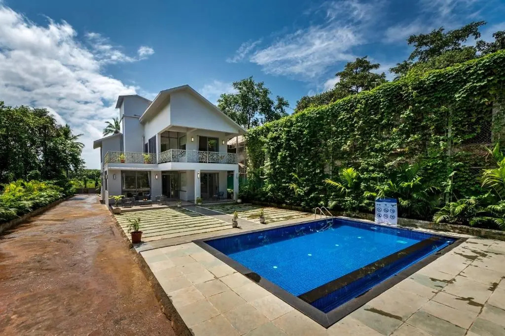 SaffronStays Magnolia - 3BHK Moira Goa Villa with Pool & Games Room