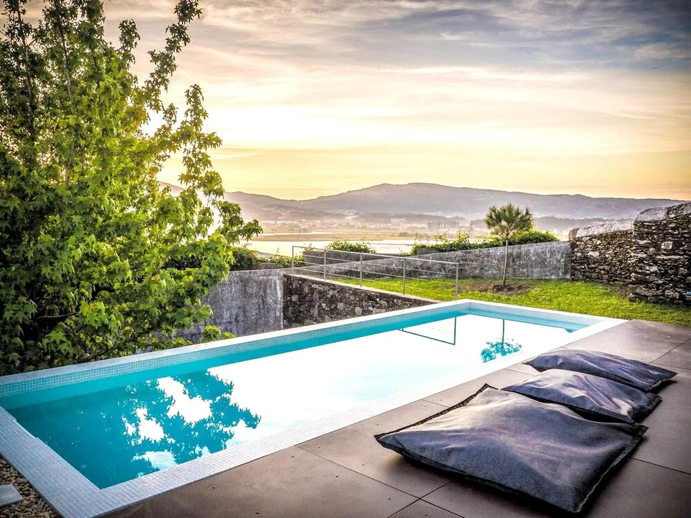 Villa With 2 Bedrooms in Seixas, With Wonderful sea View, Private Pool, Enclosed Garden - 8 km From the Beach