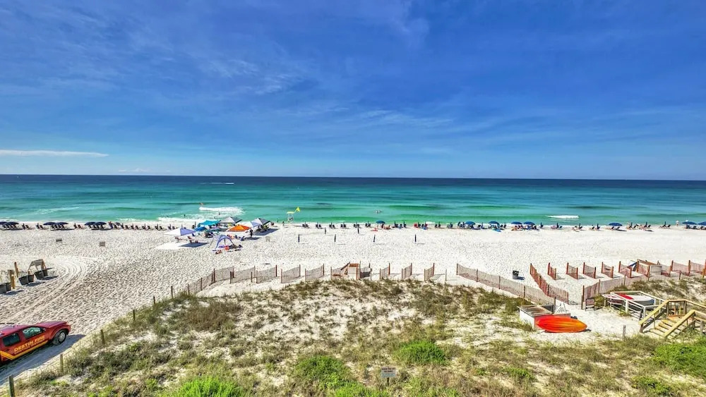 Crystal Villas 12B - Updated 2 Bedroom with Loft Beach Front Condo In the Heart of Destin