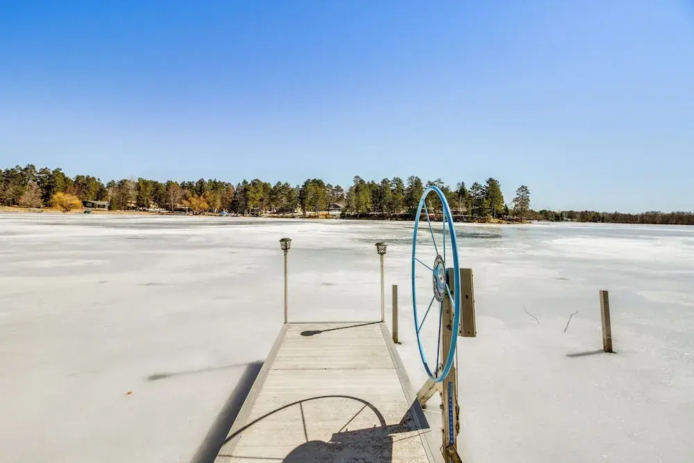 Lakefront Park Rapids Cabin w/ Decks & Boat Dock!
