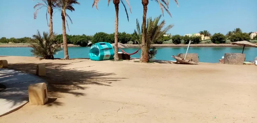 Gouna Studio shared pool and lagoon