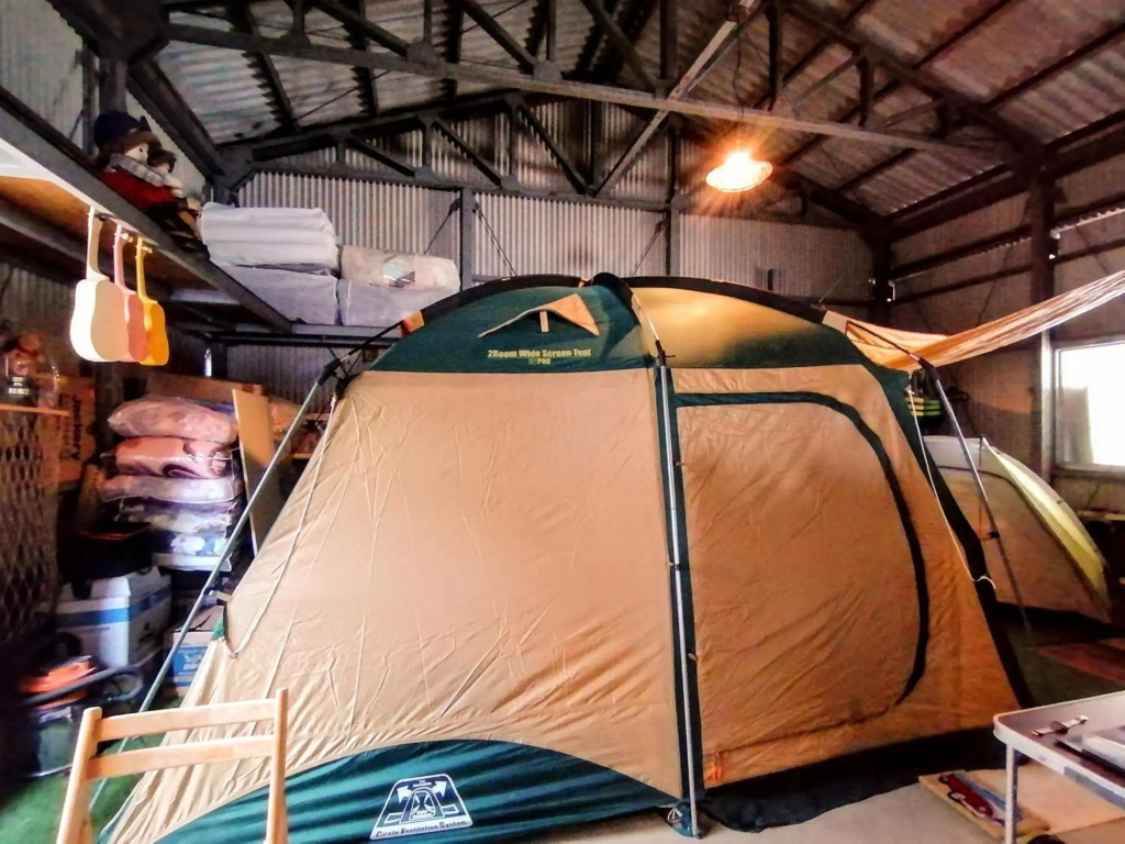 静かに過ごす室内テント Staying quietly indoor tent